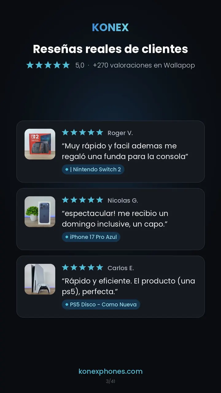 Reseñas de clientes de Konex (4/42)