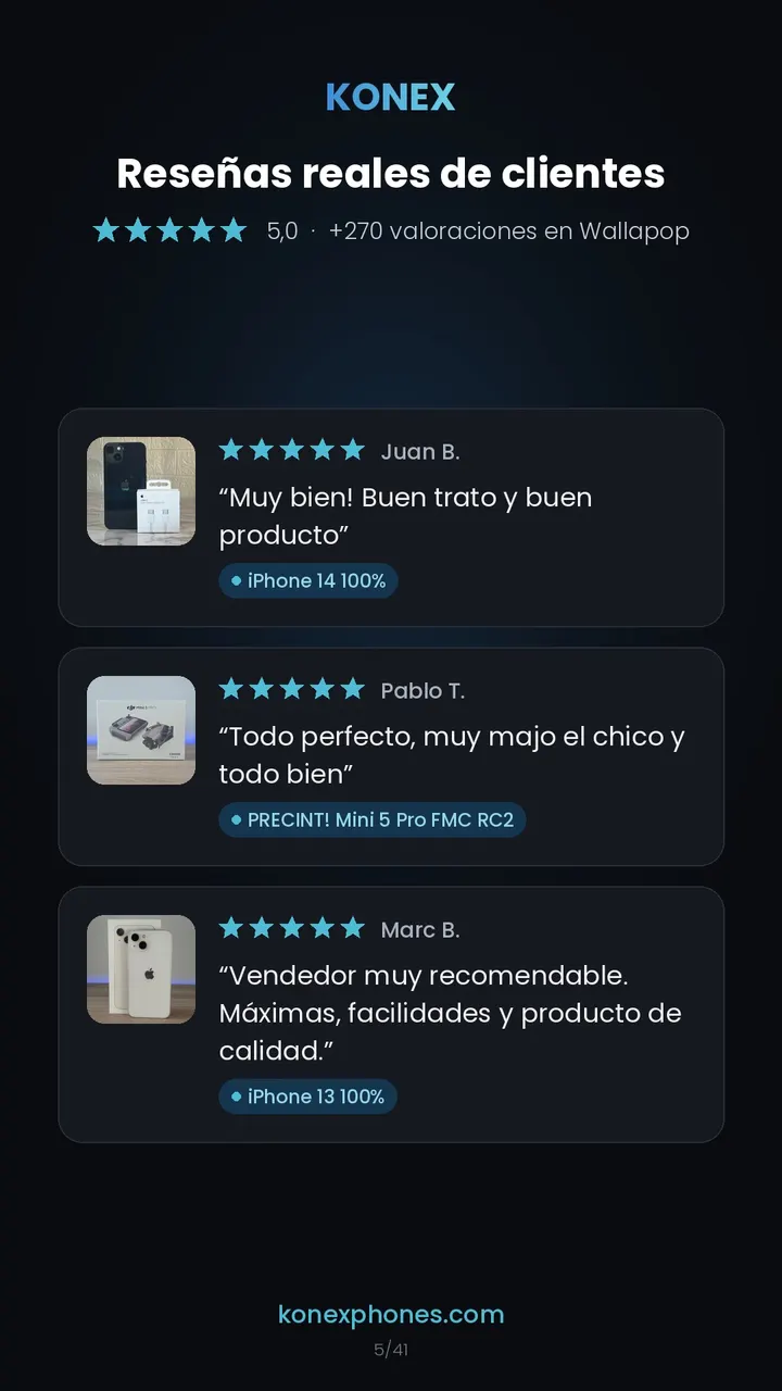 Reseñas de clientes de Konex (6/42)