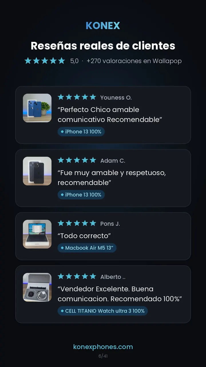 Reseñas de clientes de Konex (7/42)