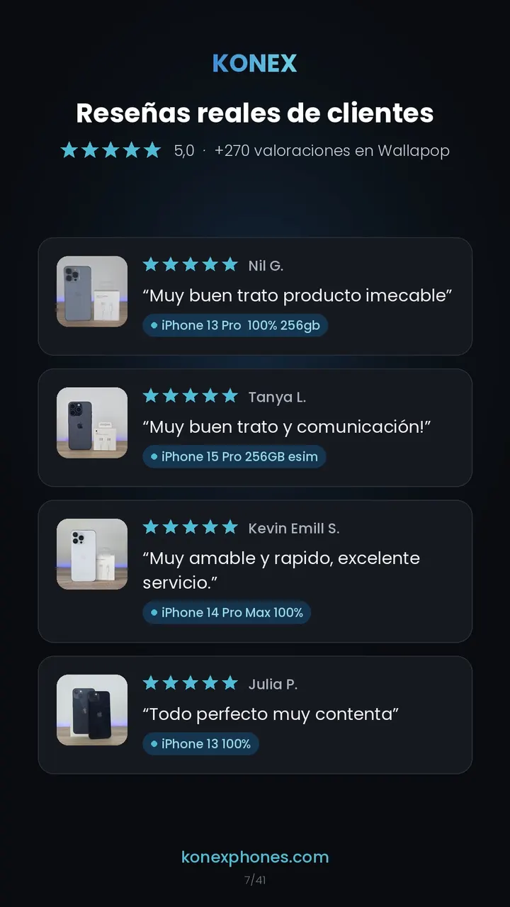 Reseñas de clientes de Konex (8/42)