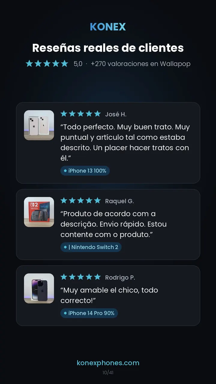 Reseñas de clientes de Konex (11/42)