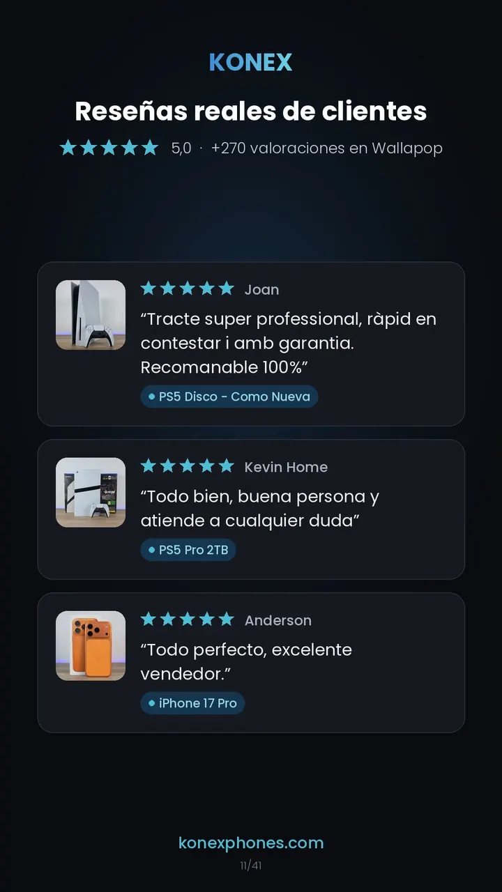 Reseñas de clientes de Konex (12/42)