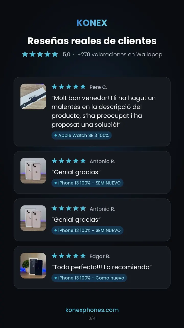 Reseñas de clientes de Konex (14/42)