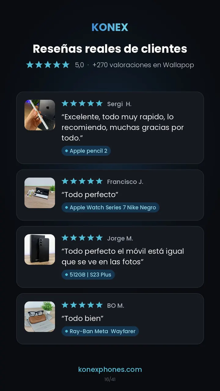 Reseñas de clientes de Konex (17/42)