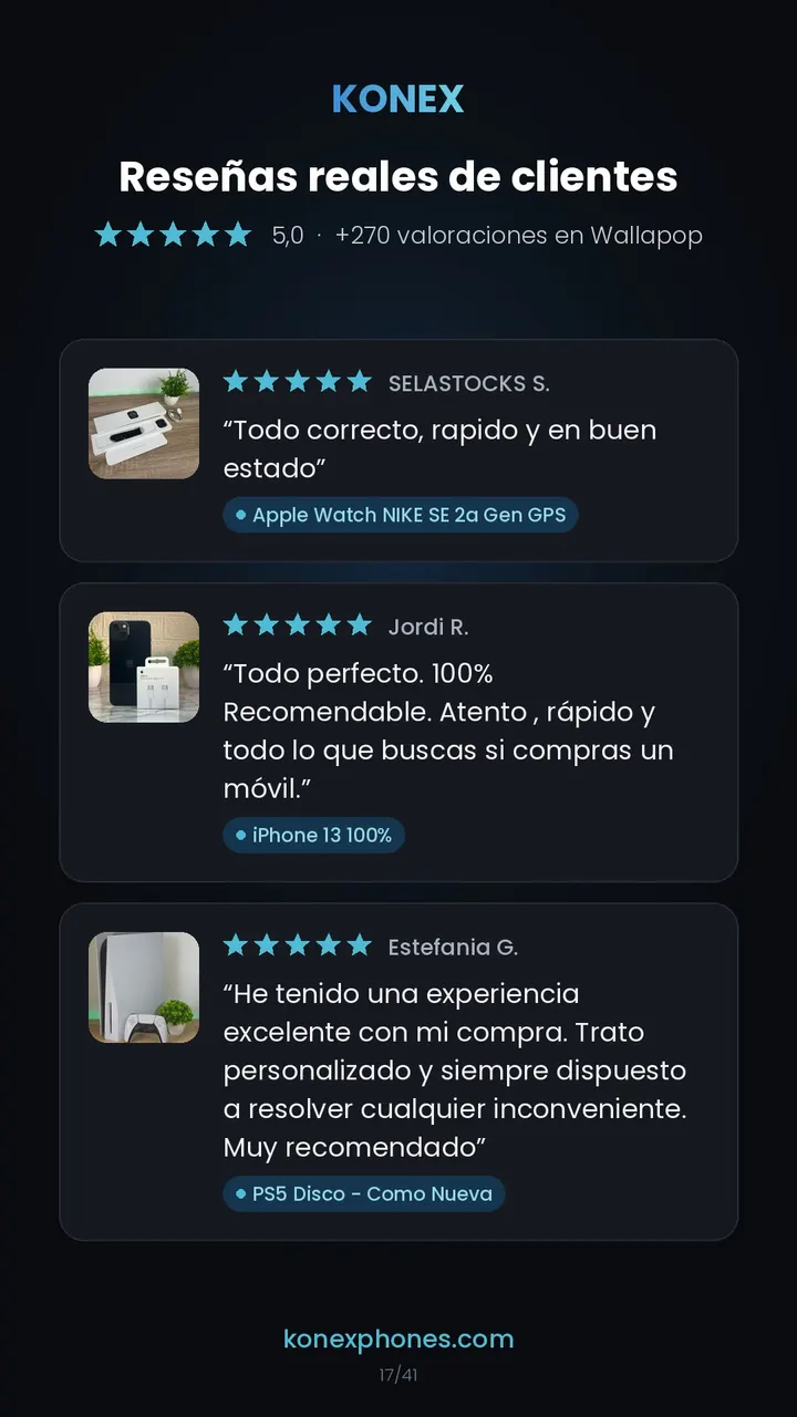 Reseñas de clientes de Konex (18/42)