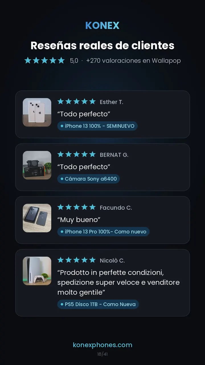Reseñas de clientes de Konex (19/42)