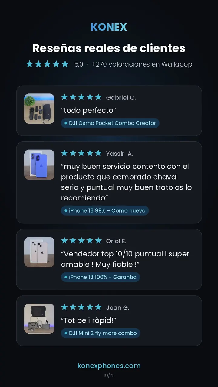 Reseñas de clientes de Konex (20/42)