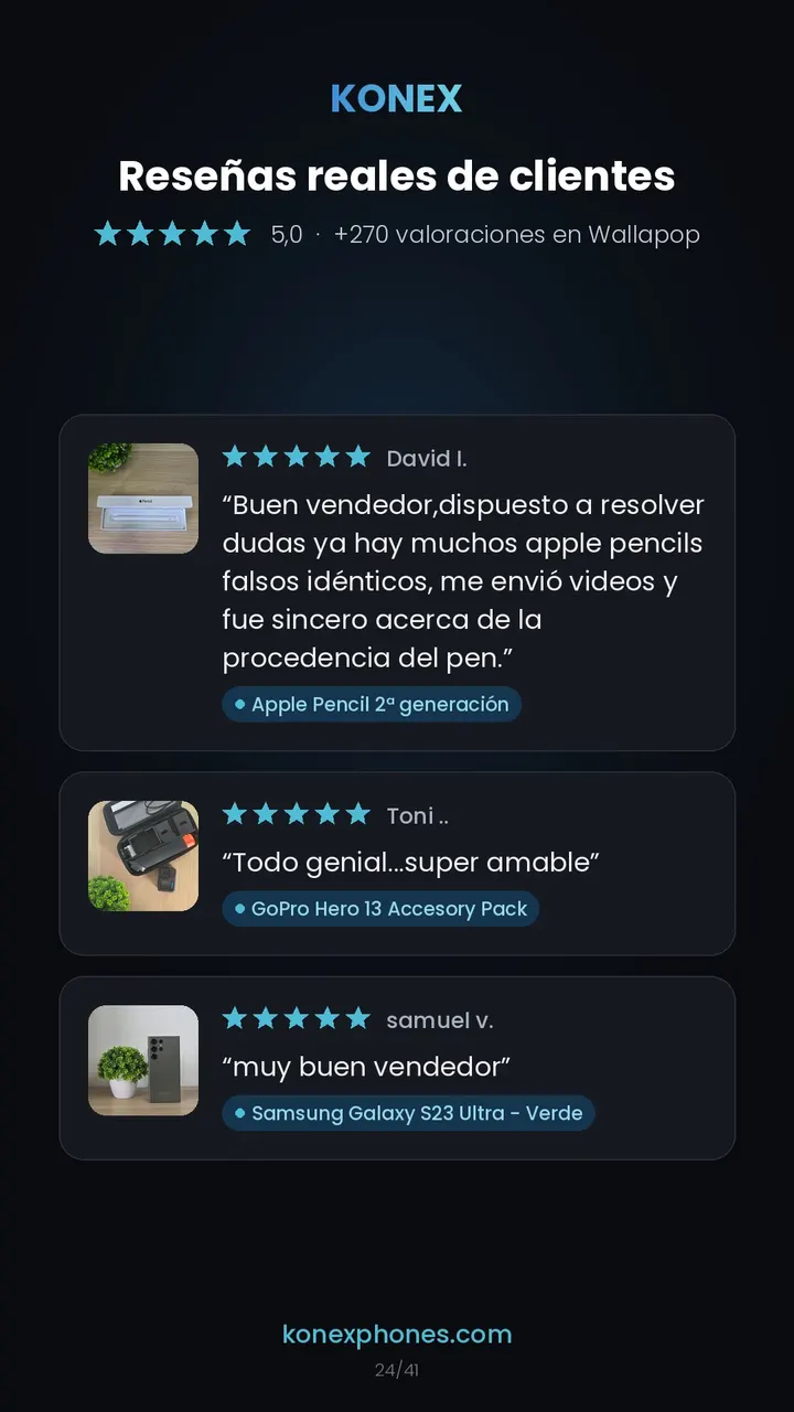Reseñas de clientes de Konex (25/42)