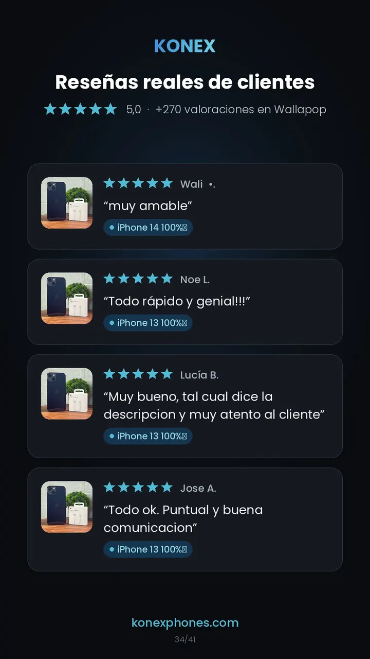 Reseñas de clientes de Konex (35/42)